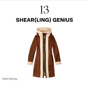 7 For All Mankind Brown Teddy Jacket